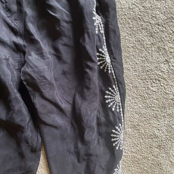 Johnny Was Workshop Black Boho Pants Size S - Picture 3 of 7